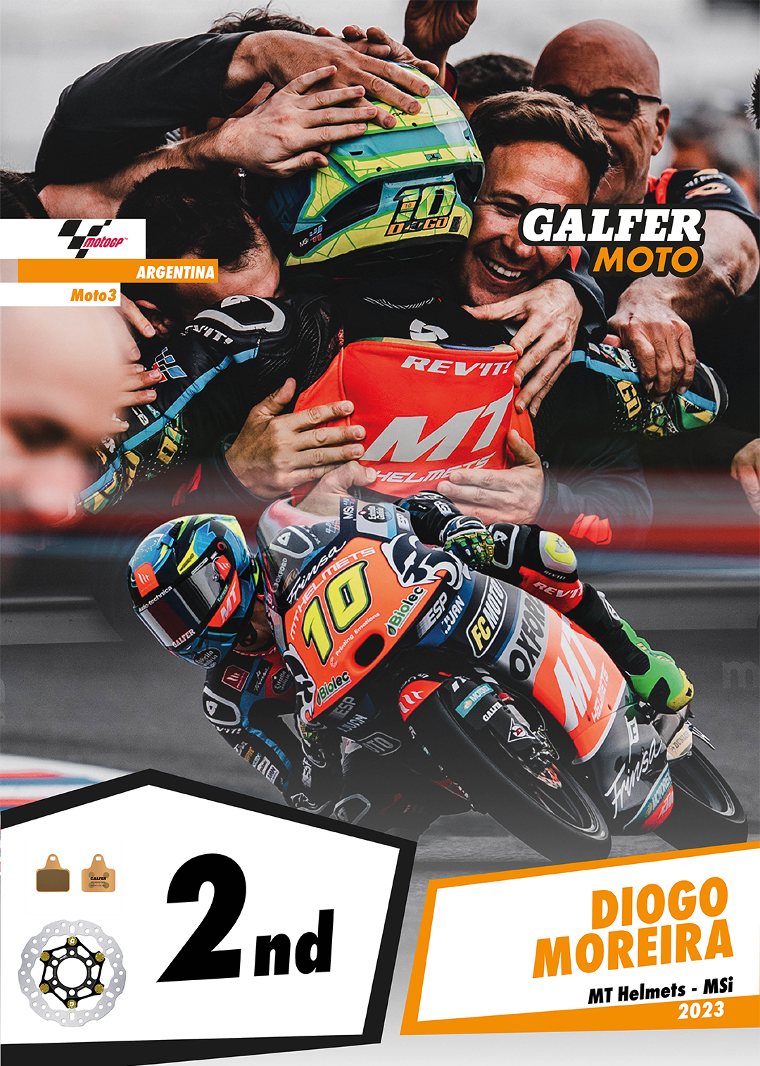 ONE-TWO FINISH IN MOTO3 FOR GALFER RIDERS IN ARGENTINA￼ - Galfer Moto